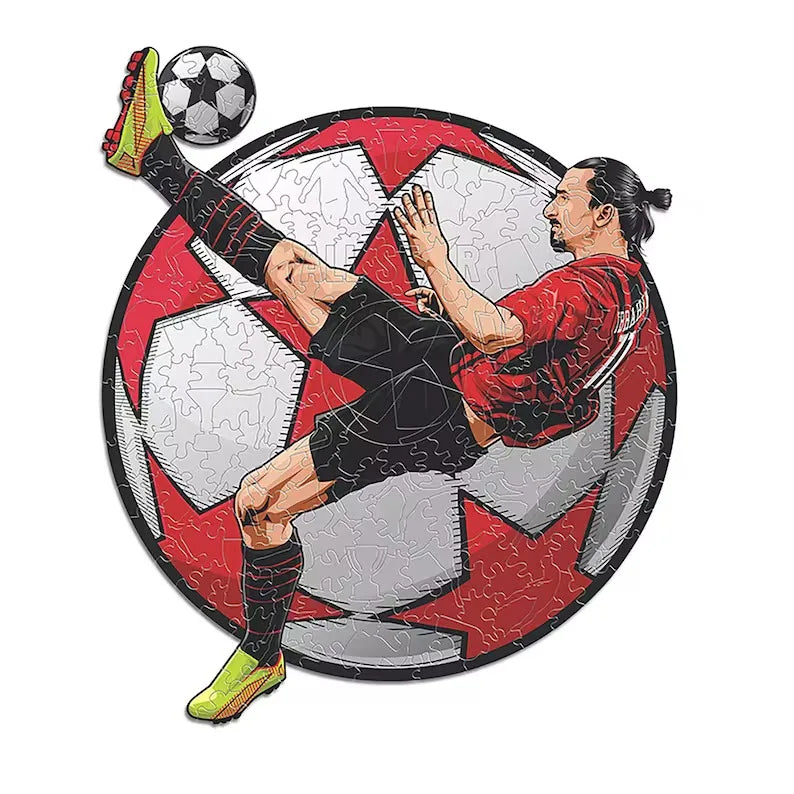 Zlatan Ibrahimovic AC Milan - Puzzle en bois